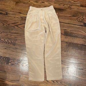 Kelly Love Tan Silk Trousers